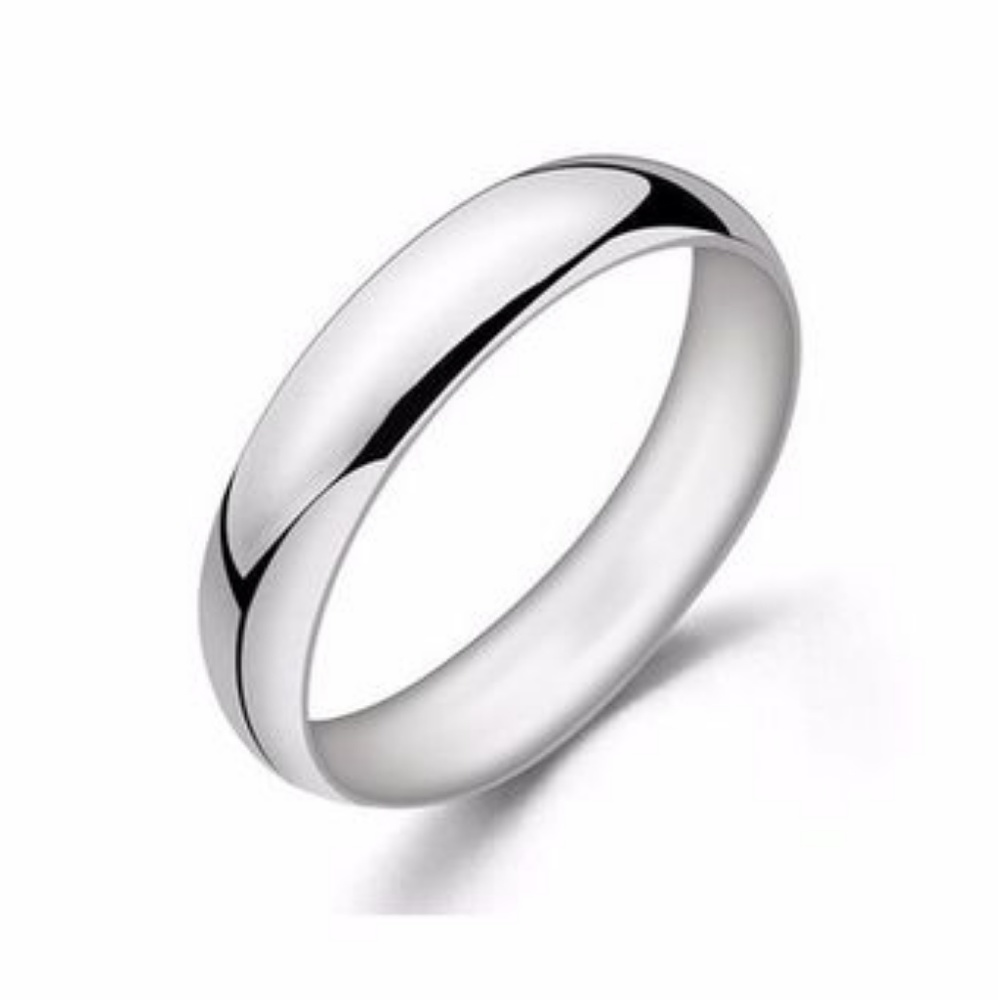 Band Ring Wedding Engagement Stainless Steel